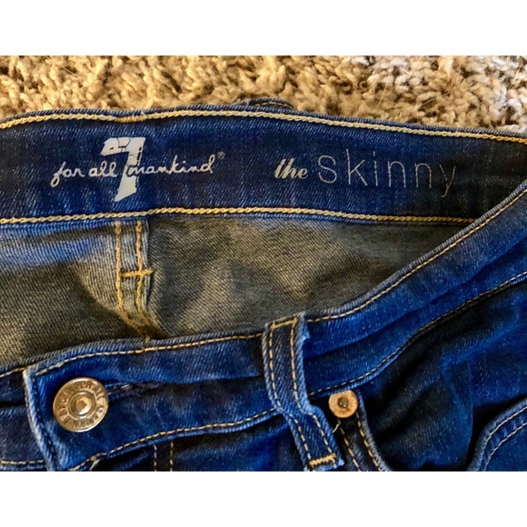 7 for all mankind - the skinny denim jeans - Picture 4 of 5